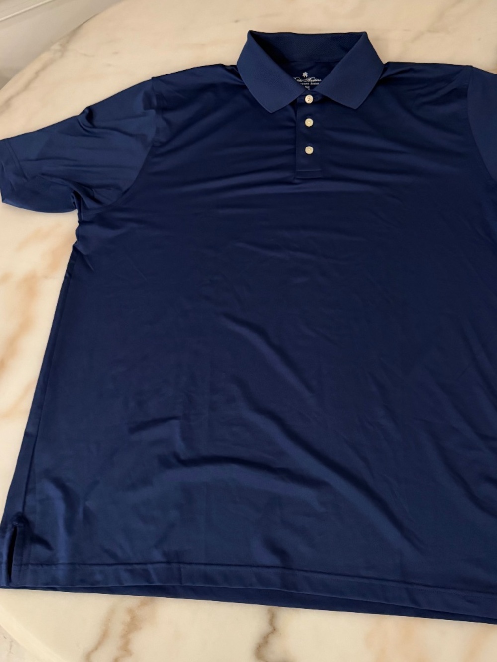 Brook Brothers / XXL / Navy Blue performance series polo